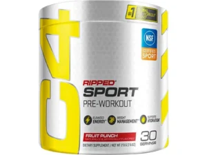 C4 Ripped Sport Pre-Workout | Fat-Burning Energy & Focus (30 Servings)