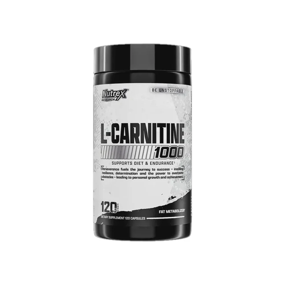 Nutrex Research L-Carnitine 1000 Capsules for Fat Loss & Energy Support