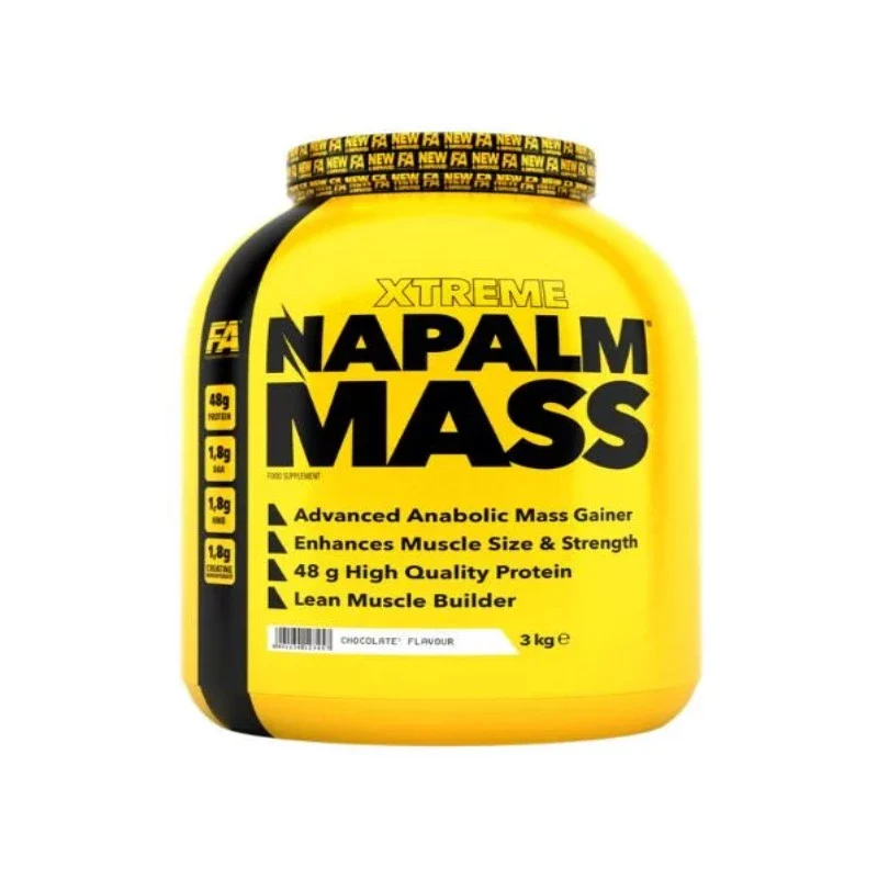 FA Nutrition Xtreme Napalm Mass Gainer 3Kg for Size