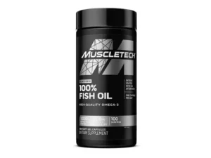 MuscleTech Platinum 100% Omega Fish Oil | 100 Capsules for Heart & Joint Health