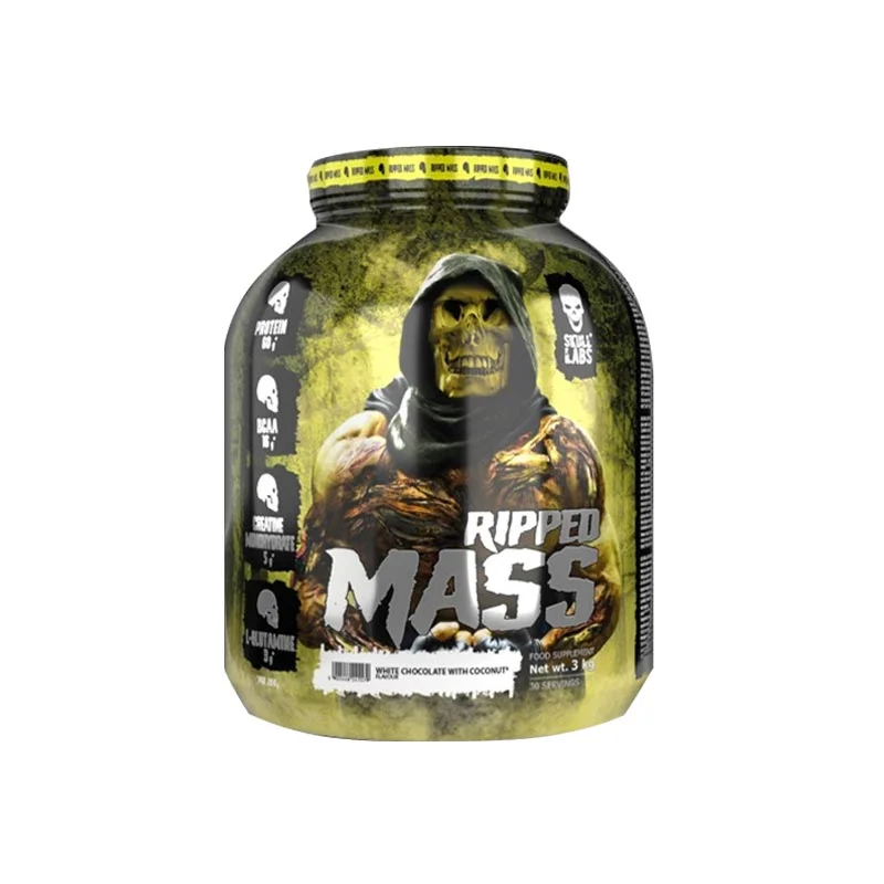 Skull Labs Ripped Mass Gainer 3kg for Lean Muscle Gain
